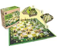 WWF Échec " Congo Cymbales " Jeu D'Échecs Afrique Éléphant Rhinocéros Rainforest