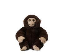 WWF Plüsch WWF01102, WWF ECO Plüschtier Schimpanse (23cm), besonders Flauschige und lebensechte Plüschtierkollektion des WWF, hohe Qualitäts- und Sicherheitsstandards