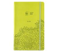 WWF, Large Agenda journalier 2026 12 mois, avec élastique et double signet, 352 pages, avec calendrier et planificateur 2026 cm, 13 x 21 h, vert