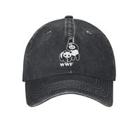 WWF Panda Ours Lutte Chaise Casquettes de Baseball Hommes Femmes en Détresse Denim Délavé Snapback Drôle Combat Extérieur Chapeau Réglable