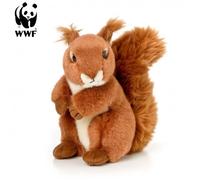 WWF Peluche Écureuil Rouge Brun 15Cm Jouet En Peluche Réaliste