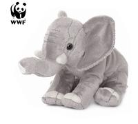 WWF Peluche Éléphant Gris 18cm 2 Variantes Tissu