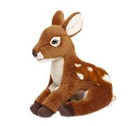 WWF - Peluche Faon - Peluche Réaliste avec de Nombreux Détails Ressemblants - Douce et Souple - Assis - Normes CE - 18 cm.