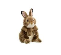 WWF Peluche Lapin 30cm Réaliste 2 Variantes Assis Allongé Jouet Enfant