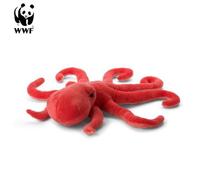 WWF Peluche Otkopus (50cm) Jouet En Peluche Poulpe Kraken Rouge