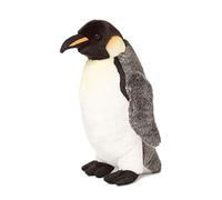 WWF - Peluche Pingouin Manchot Empereur - Peluche Réaliste avec de Nombreux Détails Ressemblants - Douce et Souple - Normes CE - Hauteur 33 cm