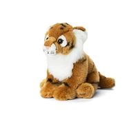 WWF - Peluche Tigre - Peluche Réaliste avec de Nombreux Détails Ressemblants - Douce et Souple - Normes CE - Hauteur 19 cm