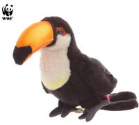 WWF Peluche Toucan 18cm Réaliste Animal De Compagnie Câlin
