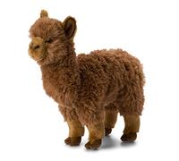 WWF Plüsch WWF - Peluche Alpaga - Peluche Réaliste avec de Nombreux Détails Ressemblants - Douce et Souple - Normes CE - Beige - Hauteur 31 cm