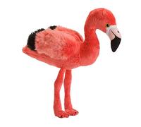 WWF Plüsch WWF - Peluche Flamant Rose - Peluche Réaliste avec de Nombreux Détails Ressemblants - Douce et Souple - Normes CE - Hauteur 23 cm