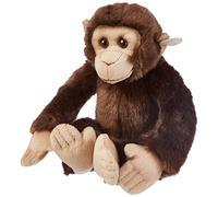 WWF Plüsch WWF - Peluche Singe Chimpanzé - Peluche Réaliste avec de Nombreux Détails Ressemblants - Douce et Souple - Normes CE - Hauteur 30 cm