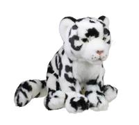 WWF Peluche Léopard des Neiges WWF00045 – Réaliste, Super douce – 19 cm – Lavable à la main