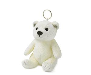 WWF - Porte-Clefs Peluche Ours Blanc - Hauteur 10cm