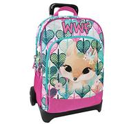 WWF Sac à dos Trolley Sac à dos Trolley Unisexe - Enfants et adolescents, rose, Taglia unica, Décontracté