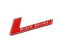 WWFAN Autocollant de Voiture Emblème Badge Stickers Black Series Logo Sticker for Mercedes SLS AMG W204 W203 W207 W211 W219 C63 C63 Coiffage Automatique (Color Name : Red)