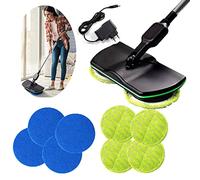 WWFF Balai Electrique Sans Fil Rechargeable，Balai Serpillere Professionnel,Duo Spinner Balai Motorisé，Duo Spinner，Balai Lave Sol，éLectrique Universelle Sans Fil Pour Le Nettoyage Des PoignéEs De Sol.