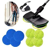 WWFF Balai Electrique sans Fil Rechargeable,Balai Serpillere Professionnel,Duo Spinner Motorisé,Duo Spinner,Balai Lave Sol,éLectrique Universelle pour Le Nettoyage des PoignéEs De Sol. 24