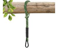 WWFFEN Poutre de Fixation pour balançoire, 63,5 cm, Corde de Suspension, balançoire, Fixation de Poutre, capacité de Charge 453 kg, Convient pour Aire de Jeux en Plein air, Fauteuil Suspendu, Yoga (1