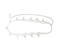 WWHJR Chaîne de taille scintillante pour femme - Chaîne de mariage - Chaîne décorative - Accessoires de taille - Collier de taille en perles