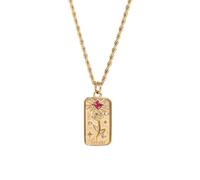WWHJR Collier avec pendentif carte de tarot en acier inoxydable avec pendentif en forme de tournesol en relief et chaîne réglable, taille unique, Comme décrit, Comme décrit.