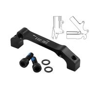 WWHJR Convertisseur de frein à disque en aluminium pour vélo de montagne, support d'étrier de vélo pour les amateurs de cyclisme, supports de frein à disque