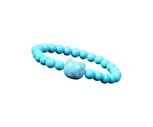 WWHJR Élégant pendentif en forme de tête de chat avec perles en pierre naturelle - Bracelet en perles naturelles - Cadeau d'anniversaire unique - Aventurine verte, taille unique, Comme décrit