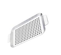 WWHJR Ensemble de grilles de barbecue fonctionnelles en acier inoxydable avec plaque perforée et poignée pour griller des légumes, poissons, poissons