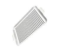 WWHJR Ensemble de grilles de barbecue fonctionnelles en acier inoxydable avec plaque perforée et poignée pour griller des légumes, poissons, poissons