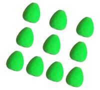 WWHJR Lot de 10 flotteurs en mousse pour pêche à la mouche - Couleur vive - Pour pêche à la truite - Matériel professionnel