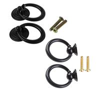 WWHJR Lot de 2 poignées de tiroir simples rétro rondes pour décoration créative de petits meubles de style américain simple