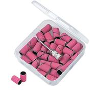 WWHJR Lot de 30 forets pour retirer le vernis à gel, tête de ponçage pour ongles, outils de rechange pour polissage des ongles, anneau de sable