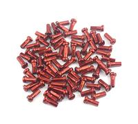 WWHJR Lot de 60 tétons colorés pour rayons de vélo 14 G 14 mm 2,0 mm