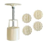 WWHJR Moule chinois avec tampon en plastique ABS pour gâteau de festival, moule à dessert pour les amateurs de cuisine, accessoires de pâtisserie