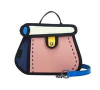 WWHJR Sac à bandoulière créatif 2D de dessin animé avec chaîne, bandoulière décontractée, sac à main pour diverses occasions, sac de dessin animé tendance, m, One Size