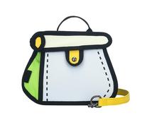 WWHJR Sac à bandoulière créatif 2D de dessin animé avec chaîne, bandoulière décontractée, sac à main pour diverses occasions, sac de dessin animé tendance, J, One Size