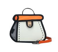WWHJR Sac à bandoulière créatif 2D de dessin animé avec chaîne, bandoulière décontractée, sac à main pour diverses occasions, sac de dessin animé tendance, N, One Size