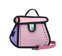 WWHJR Sac à bandoulière créatif 2D de dessin animé avec chaîne, bandoulière décontractée, sac à main pour diverses occasions, sac de dessin animé tendance, l, One Size