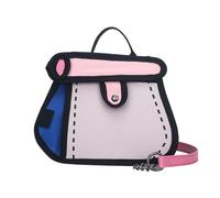 WWHJR Sac à bandoulière créatif 2D de dessin animé avec chaîne, bandoulière décontractée, sac à main pour diverses occasions, sac de dessin animé tendance, K, One Size