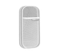 WWHJR Trousse à crayons transparente double couche pour crayons de maquillage pour l'école et le bureau, blanc