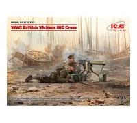 ICM Maquette 35713 – Équipage britannique Vickers MG WWI – Vickers MG et 2 figurines – 1/35