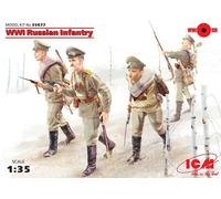 ICM Kit maquette plastique 035677 – Infanterie russe Première Guerre mondiale – 4 figurines – 1/35