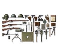 ICM 35686-1/35 WWI Italienne d'Infanterie de Armes et Accessoires, Figurines
