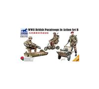 Wwii British Parattroops In Action Set B - 1:35e -