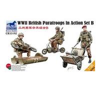 Wwii British Parattroops In Action Set B - 1:35e - Bronco Models G