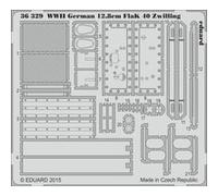 Maquette Eduard Wwii German 12,8cm Flak 40 Zwilling F.ta Takom- 1:35e - Accessories