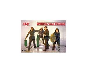 Wwii German Firemen (4 Figures) - Icm Icm35632