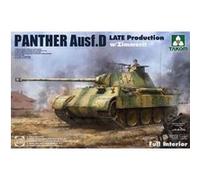 Wwii German Medium Tank Sd.kfz.171 Panth Ausf.d Late Production W/zimmerit- 1:35e - Takom G