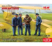 WWII Raf Cadets (100% New Moules ) 1:3 2 Plastique Model Kit Icm