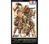 Wwii U.s. Army Infantry Gi Setset Tamiya 1/48 : 15 Figurines Gi Wwii Détaillées