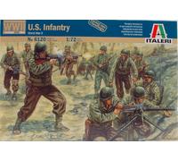 WWII US Infantry Figurine Plastique Kit 1:72 Model Italeri